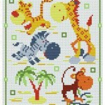 grille broderie jungle