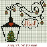 grille broderie olivier