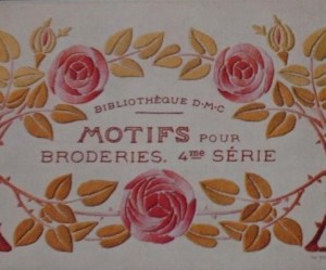 motif broderie a la main